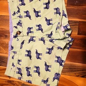 Green and blue elephant shorts 🐘
